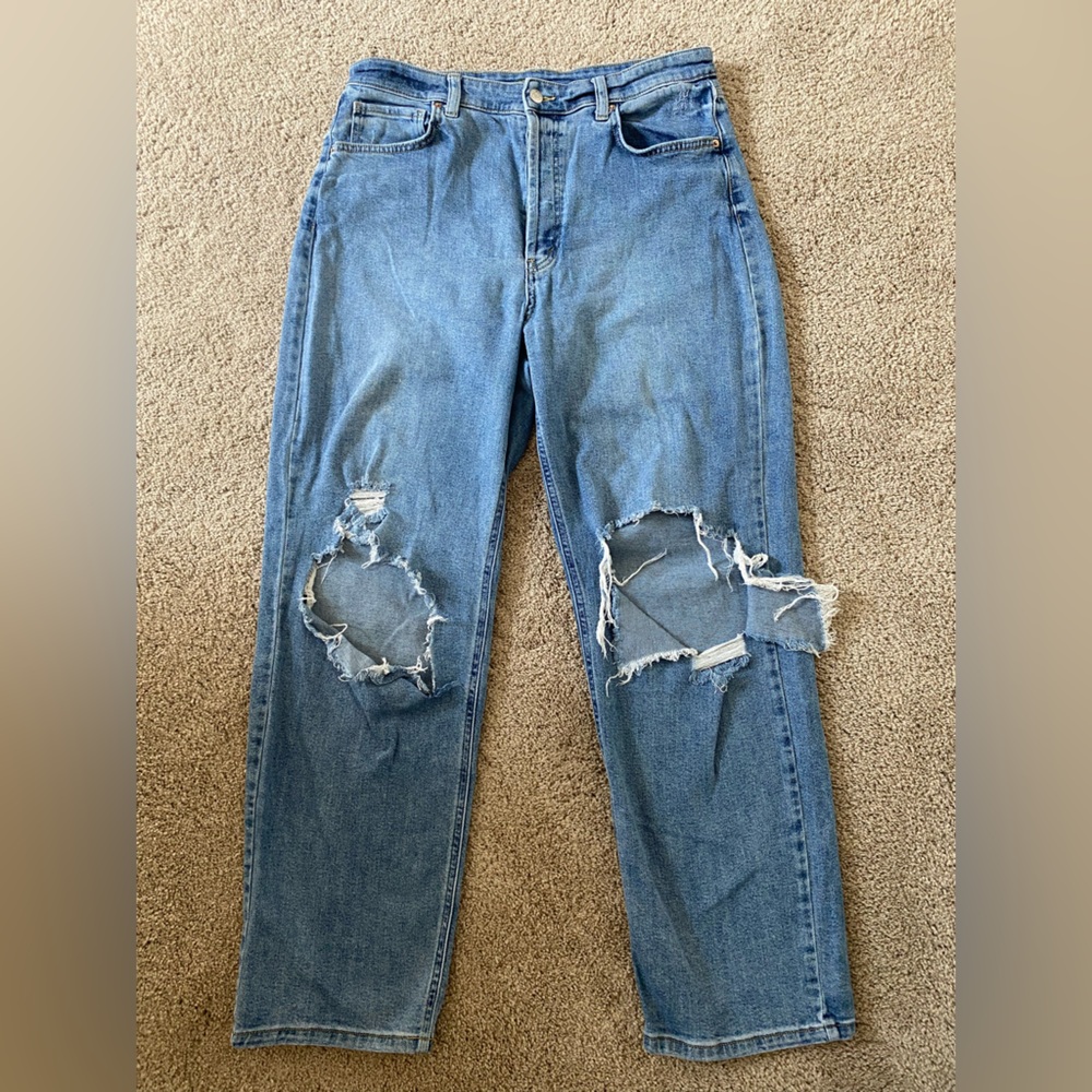 Wild Fable Super High Rise Straight Curvy Mom Jean